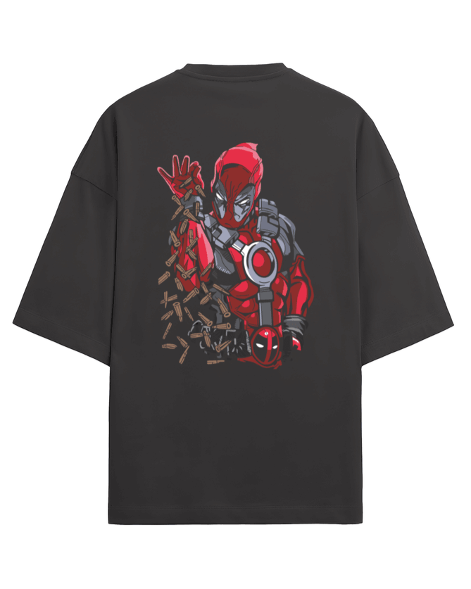 Deadpool Bullet Bae: Oversized Terry Shirt with a Twist