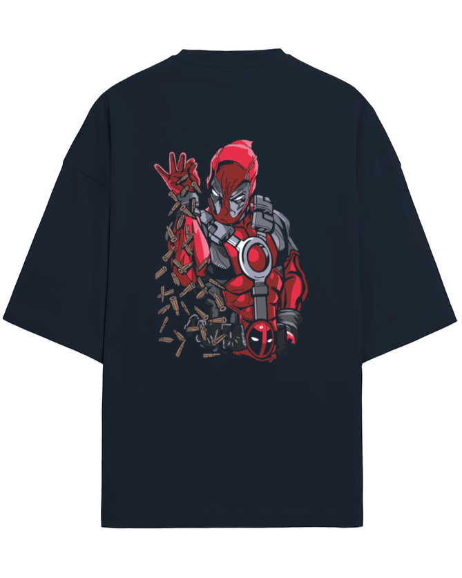 Deadpool Bullet Bae: Oversized Terry Shirt with a Twist