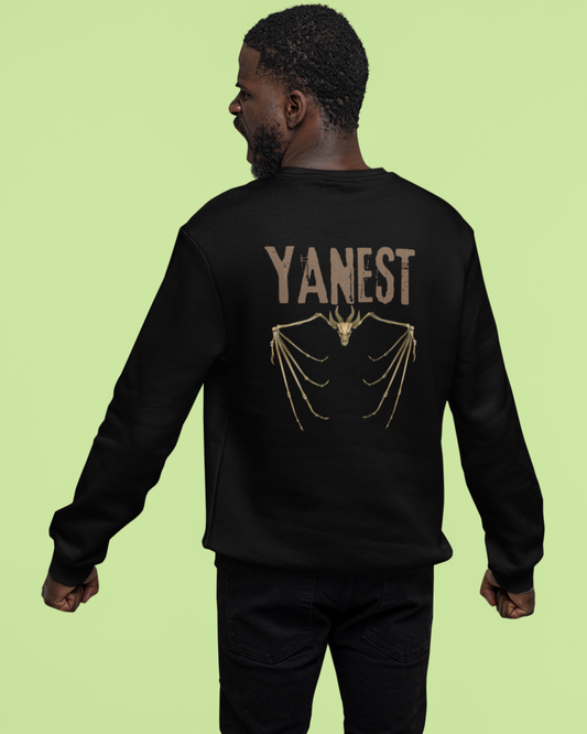 Bone Wings by YANEST Oversized Sweatshirt